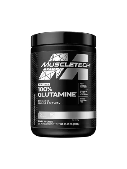 گلوتامین پلاتینیوم ماسل تک (۳۰۰G) Platinum 100% Glutamine MuscleTech